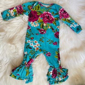 Floral Baby Girl Romper